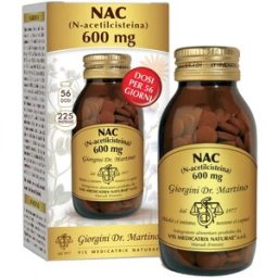 DR.GIORGINI SER-VIS Srl NAC (N-acetilcisteina) 600 mg - Giorgini Dr. Martino - 225 pastiglie - Integratore alimentare per il benessere dell'apparato respiratorio