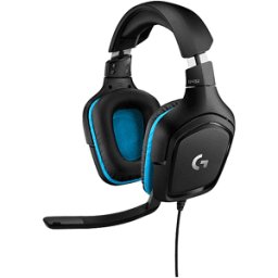 Logitech G432 7.1 Headset CUFFIA GAMING, nero