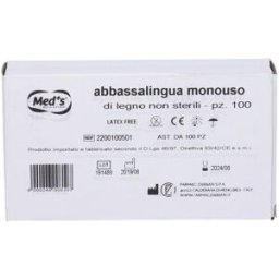 Farmac-Zabban Med´s Abbassalingua Monouso di Legno non Sterili 100 pz Altro
