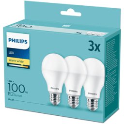 Philips Lampadina LED 3xGoccia 100W luce calda