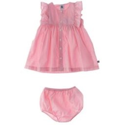PETIT BATEAU Abito con culotte ROSA 18M