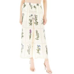 WEEKEND MAX MARA Pantalone in seta BURRO 42