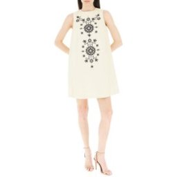 WEEKEND MAX MARA Abito con ricami BURRO 40