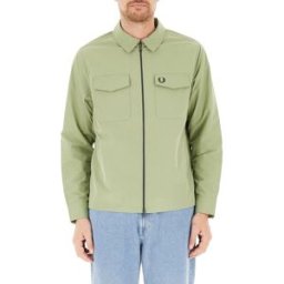Fred Perry Giacca overshirt VERDE CHIARO XL