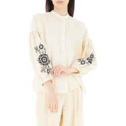 WEEKEND MAX MARA Camicia in lino BURRO 42