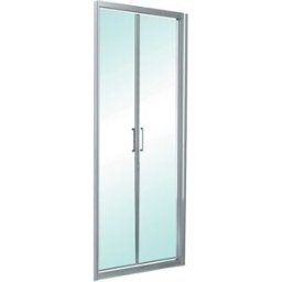 Tecnomat PORTA DOCCIA VITA SALOON 117-122 H 195cm VETRO TEMPERATO TRASPARENTE 6 mm ARGENTO LUCIDO