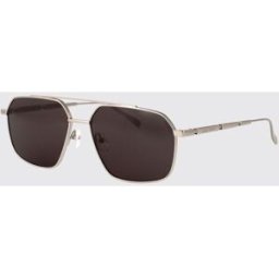 Mcqueen Occhiali da sole AM0477S in metallo Silver Taglia 59