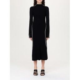 Sportmax Abito in misto viscosa Nero Taglia S