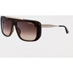 Mcqueen Occhiali da sole AM0492S in metallo ed acetato Marrone Taglia 60