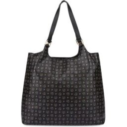 Tote bag Heritage Soft Relief NERO/NERO, one_size, Pollini one_size