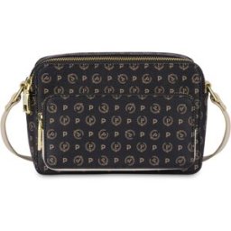 Camera bag Heritage PVC NERO/AVORIO, one_size, Pollini one_size