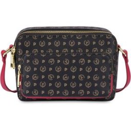 Camera bag Heritage PVC NERO/LACCA, one_size, Pollini one_size