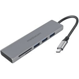 Mediacom HUB USB-C TYPEC 3 USB E CARDRE