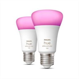 Philips Hue White And Color Ambiance 2 X Lampadine E27 9w
