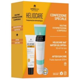 Heliocare 360 Kit Routine Water Gel SPF50+ + Doposole Viso