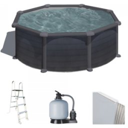 Gre Granada Rotonda Ø350 x 132 cm - Piscina fuori terra in acciaio