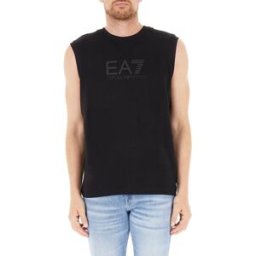 EA7 EMPORIO ARMANI Canotta in cotone NERO XXL