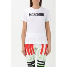 Moschino T-shirt in cotone Bianco Taglia XS