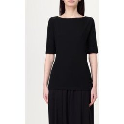 Ralph Lauren T-shirt in cotone stretch Nero Taglia S