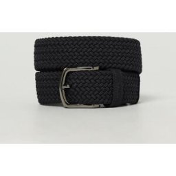 Boss Cintura in maglia intrecciata Blue Taglia 90