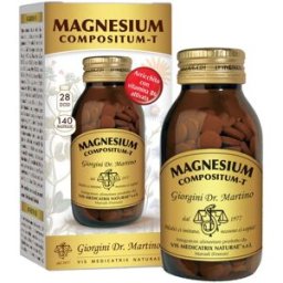 DR.GIORGINI SER-VIS Srl Magnesium Compositum-T - Giorgini Dr. Martino - 140 pastiglie - Integratore alimentare per il benessere del cuore