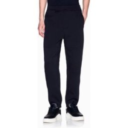 Pantalone Armani Exchange blu in interlock di cotone