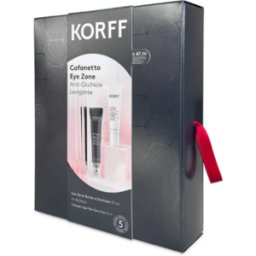 KORFF Srl Korff Cofanetto Eye Zone Contorno Occhi Borse E Occhiaie 15ml + Collagen Age Filler Siero Viso 10ml - Trattamento Anti Occhiaie Anti Age
