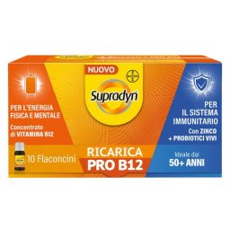 Supradyn Ricarica Pro B12 Integratore Energia e Stanchezza 10 flaconcini