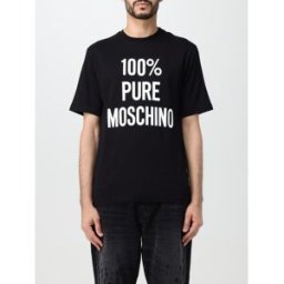 Moschino T-shirt 100% Pure Nero Taglia 50