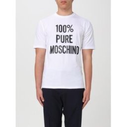 Moschino T-shirt 100% Pure Bianco Taglia 46