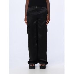 Theory Pantalone in satin Nero Taglia 4