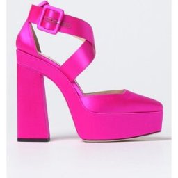 Jimmy Choo Pump Gian in raso Fuxia Taglia 36