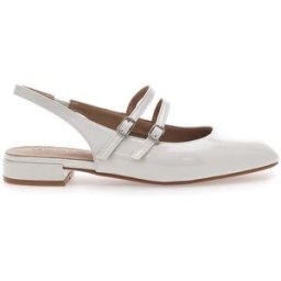 Ballerine Slingback Bianchi Effetto Vernice con Cinturini LE HAVRE PARIS CMJ2405313 37