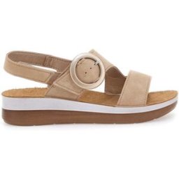 Sandali beige con cinturino comfort e zeppa leggera Inblu 21FT 37