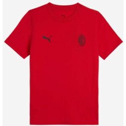 Puma AC Milan T-shirt Rossa Bambino Essential - 12 anni - Rosso - Unisex