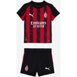 Puma AC Milan Kit Gara Home Bambino 2025/26 - 4 anni - Rosso - Unisex