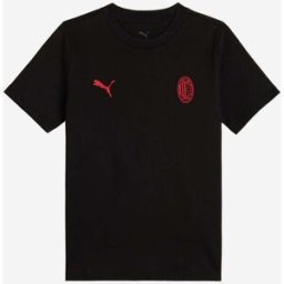 Puma AC Milan T-shirt Nera Bambino Essential - 12 anni - Nero - Unisex