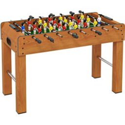 Homcom Calcio Balilla Professionale per Adulti e Bambini in MDF, con 2 Palline, Segnapunti e 22 Giocatori, 122x61x80.7cm