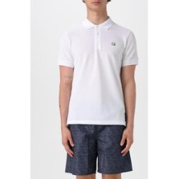 Fendi Polo in cotone FF Bianco Taglia S