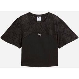 Puma Crop W - T-shirt Training - Donna - Nero S