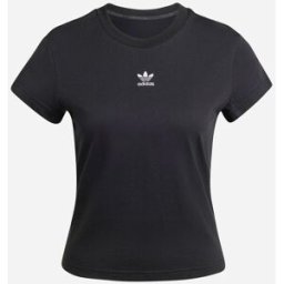 Adidas Small Logo Slim W - T-shirt - Donna - Nero XS
