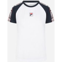 Fila Match Line W - T-shirt Tennis - Donna - Bianco XS