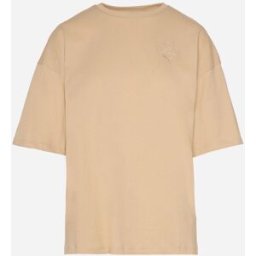 Puma Oversized Small Logo W - T-shirt - Donna - Beige L