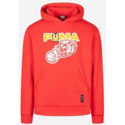 Puma Winning Shot Gfx M - Felpa - Uomo - Rosso S