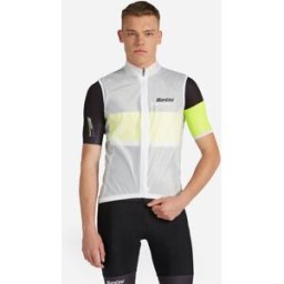 SANTINI Anti Vento M - Giacca Ciclismo - Uomo - Bianco XL
