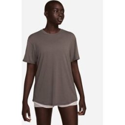 Nike One Relaxed Dri Fit W - T-shirt Training - Donna - Marrone XS