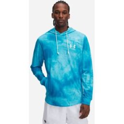 Under Armour Rival Terry Printed M - Felpa - Uomo - Azzurro XL