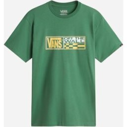 Vans Stretch Logo Check M - T-shirt - Uomo - Verde XS