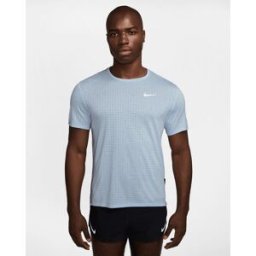 Nike Dri Fit Breathe Miler M - T-shirt Running - Uomo - Blu XL