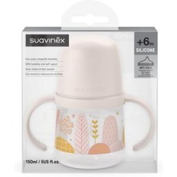 SUAVINEX EXCLUSIVAS RIMAR SL DREAMS BIBERON ANTI GOCCIA CON MANICI 150ML +4 MESI ROSA